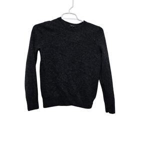 Quince Mongolian Cashmere Charcoal Gray Crewneck Sweater Size S